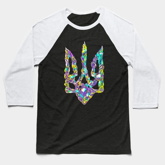 Ukrainian symbol trident Baseball T-Shirt by Gogodzy